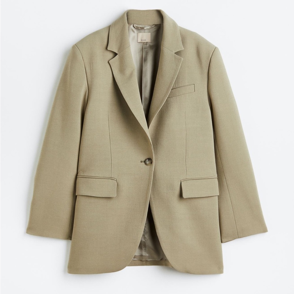 NWT H&M One button Wool Blazer
